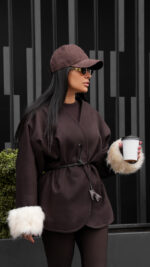 پالتو مدل brown - Image 2