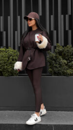 پالتو مدل brown - Image 3
